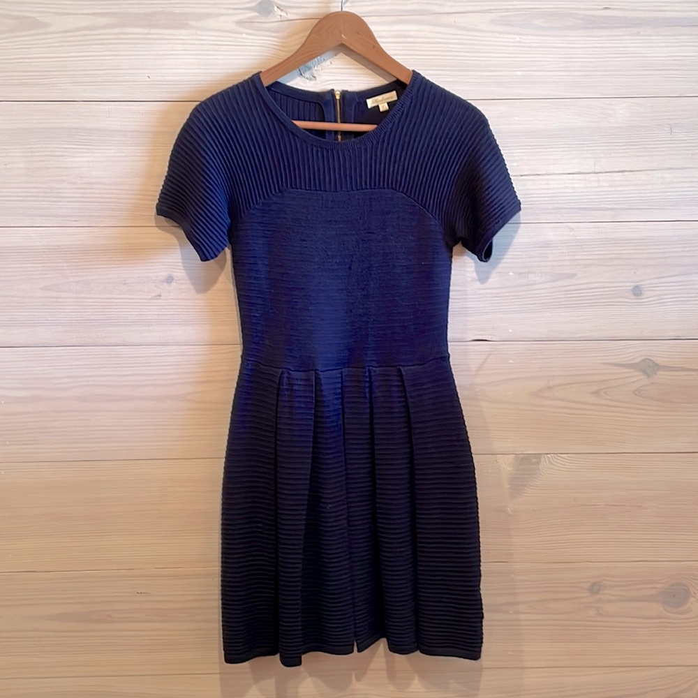 Shoshanna Navy Blue Sweater Dress